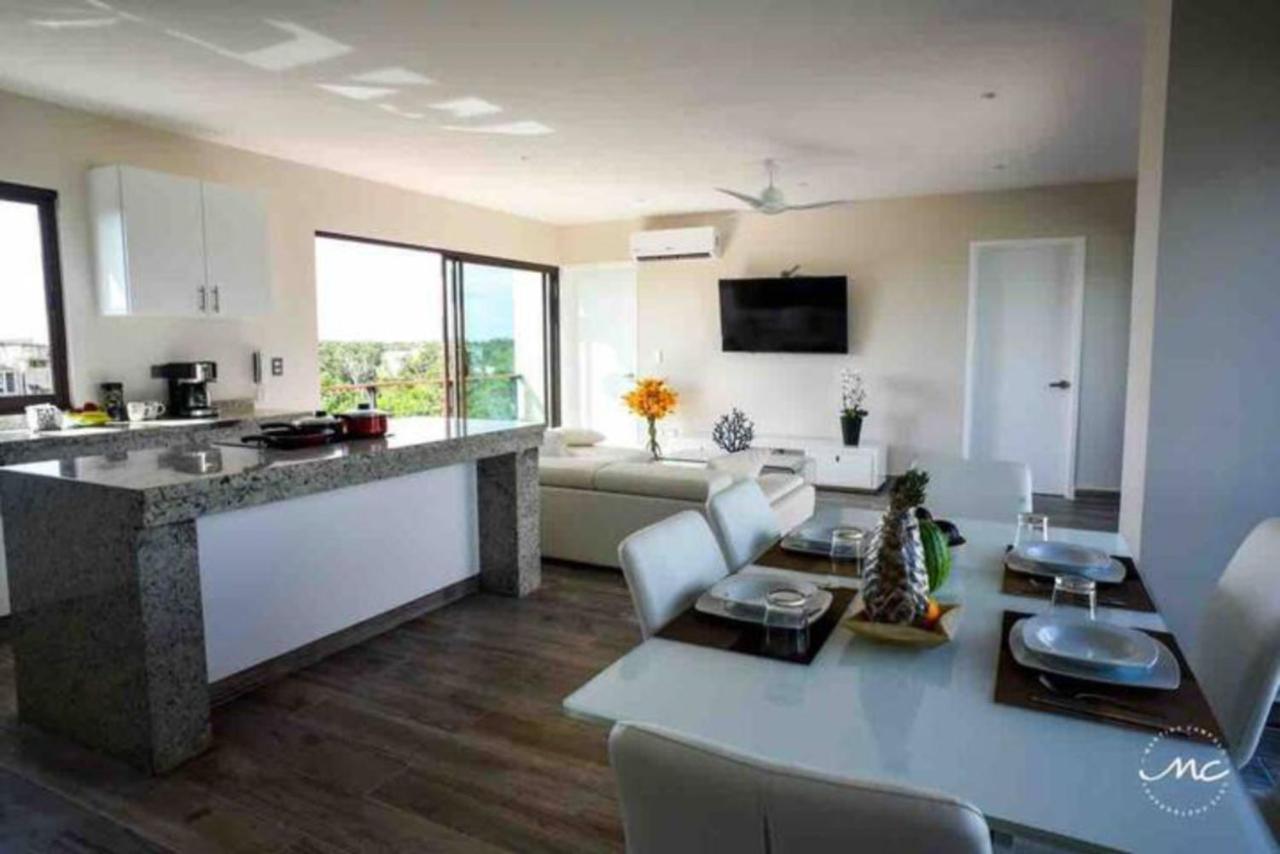 Apartamento Penthouse Blue Luxury La Veleta Tulum Exterior foto