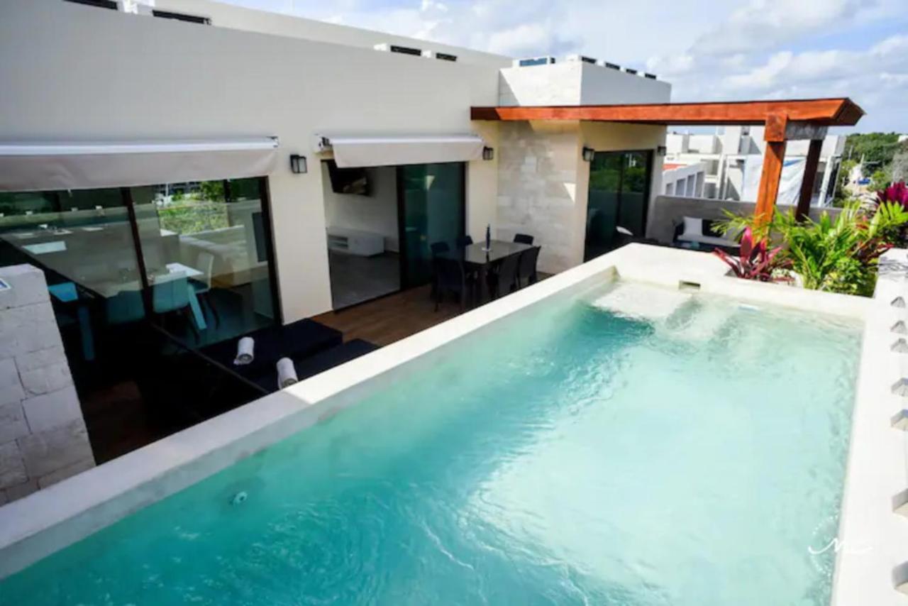 Apartamento Penthouse Blue Luxury La Veleta Tulum Exterior foto