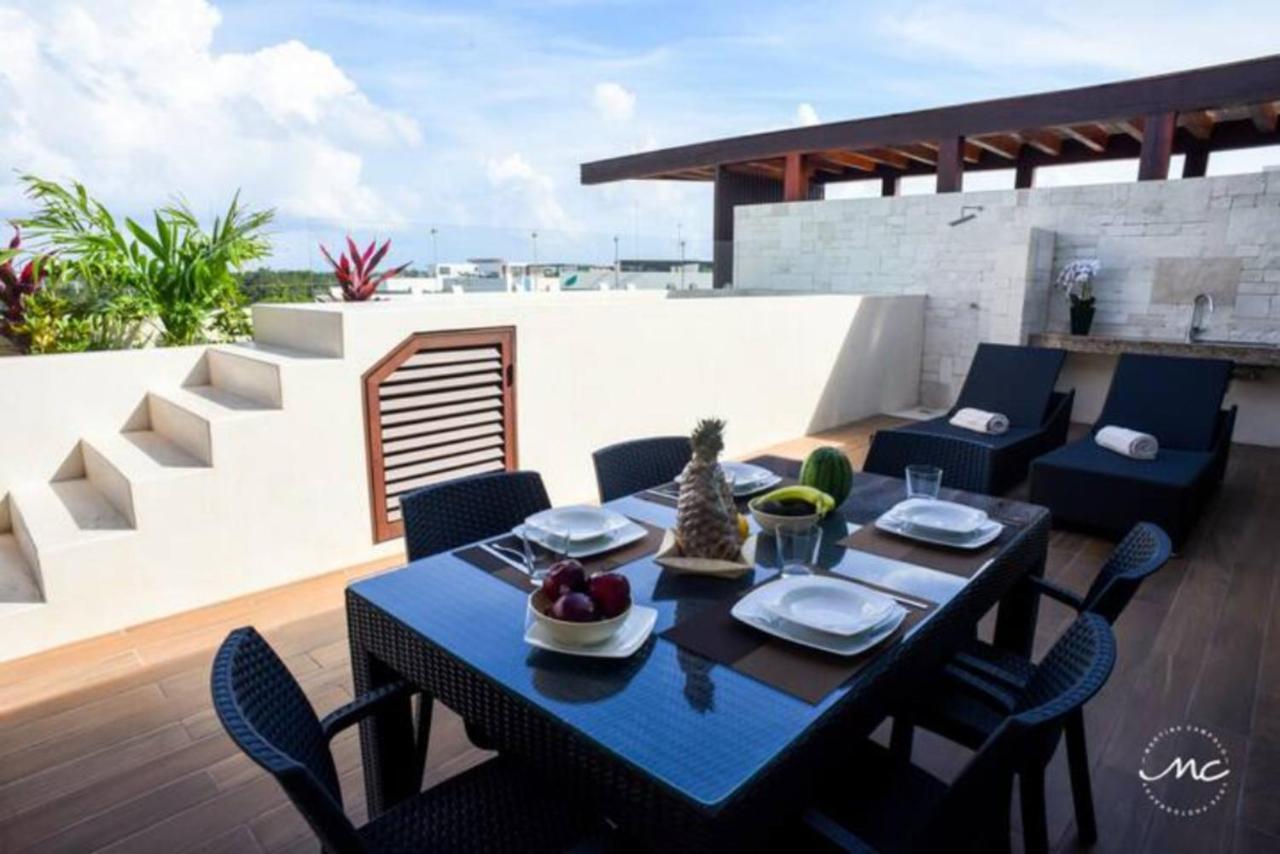 Apartamento Penthouse Blue Luxury La Veleta Tulum Exterior foto