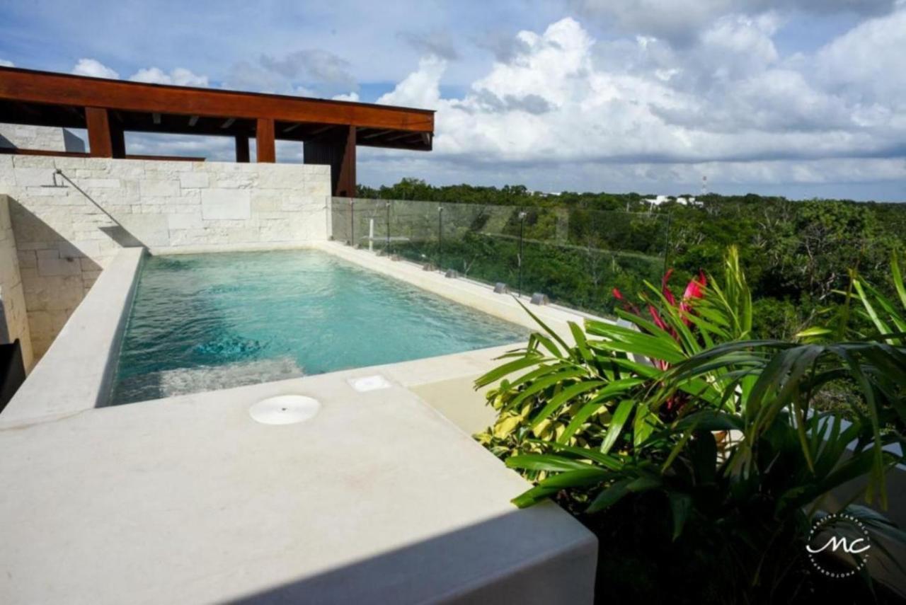 Apartamento Penthouse Blue Luxury La Veleta Tulum Exterior foto