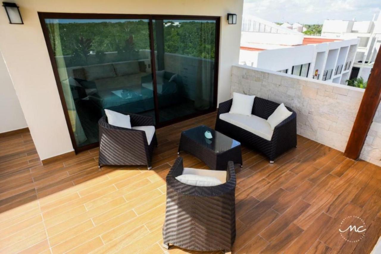 Apartamento Penthouse Blue Luxury La Veleta Tulum Exterior foto